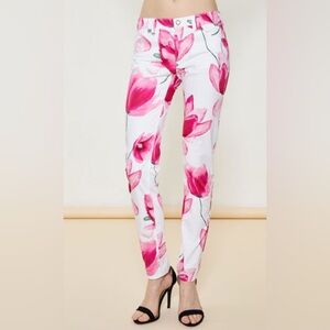 NWT Armani Jeans Tulip Design‎ White Cotton Comfort Fabric Skinny Fit 29